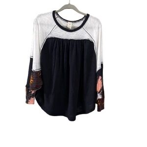 We The Free Black and White Short Sleeve Tee